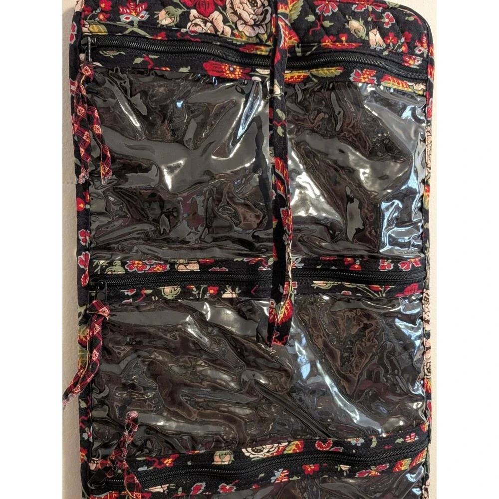 Vtg Vera Bradley Anastasia Hanging Travel Cosmetic Organizer Bag Very Good